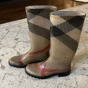 Genuine Burberry Rainboots